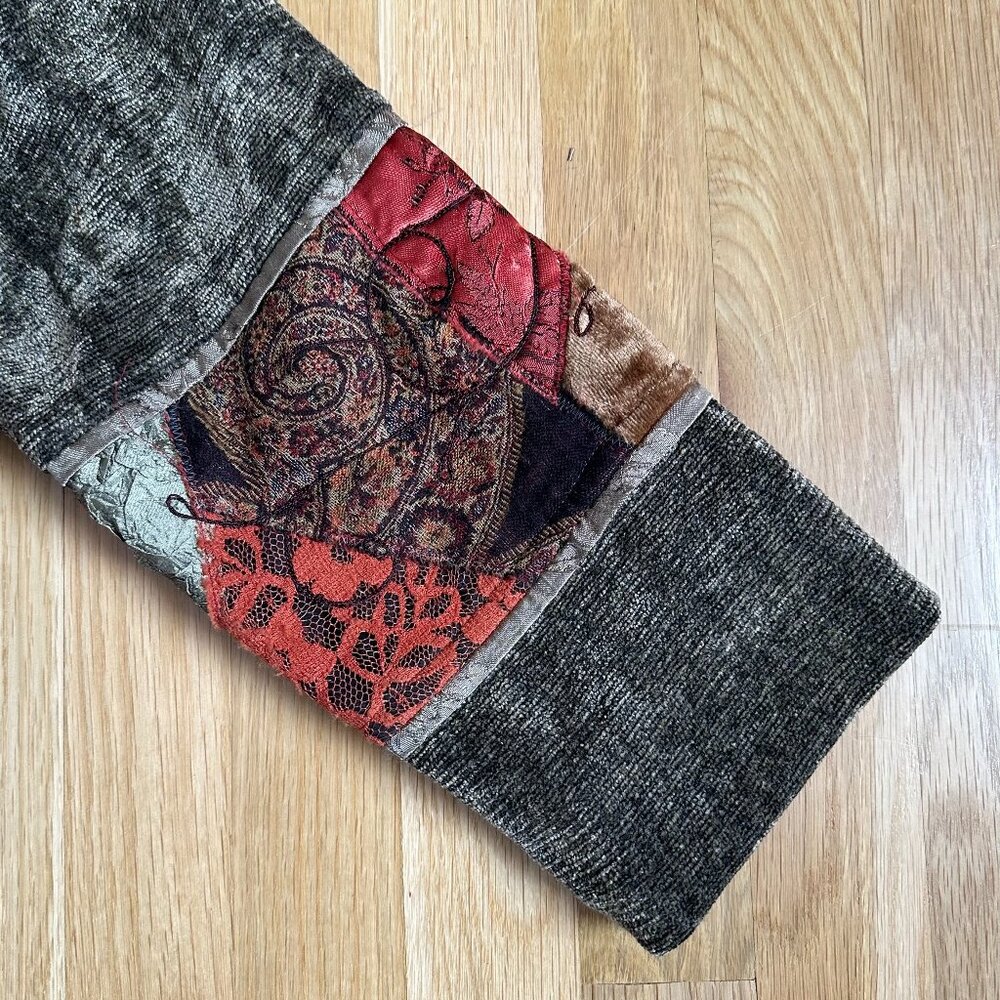 Vintage Flashback Patchwork Floral Embroidered Ja… - image 3